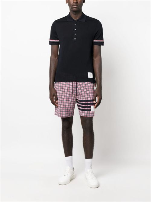 Logo polo shirt THOM BROWNE | MJP193AJ0129415